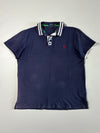 Polo Ralph Lauren Cotton Slim Fit Piqué Polo Shirt – Navy Blue (2XL)