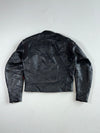 Vintage Hein Gericke Black Leather Motorcycle Racing Jacket (S)