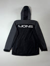NFL Detroit Lions Team Apparel Hooded Jacket  Black/Grey (S)