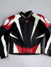 Arlen Ness Riding Gare Vintage Leather Motorcycle Racing Jacket (M)