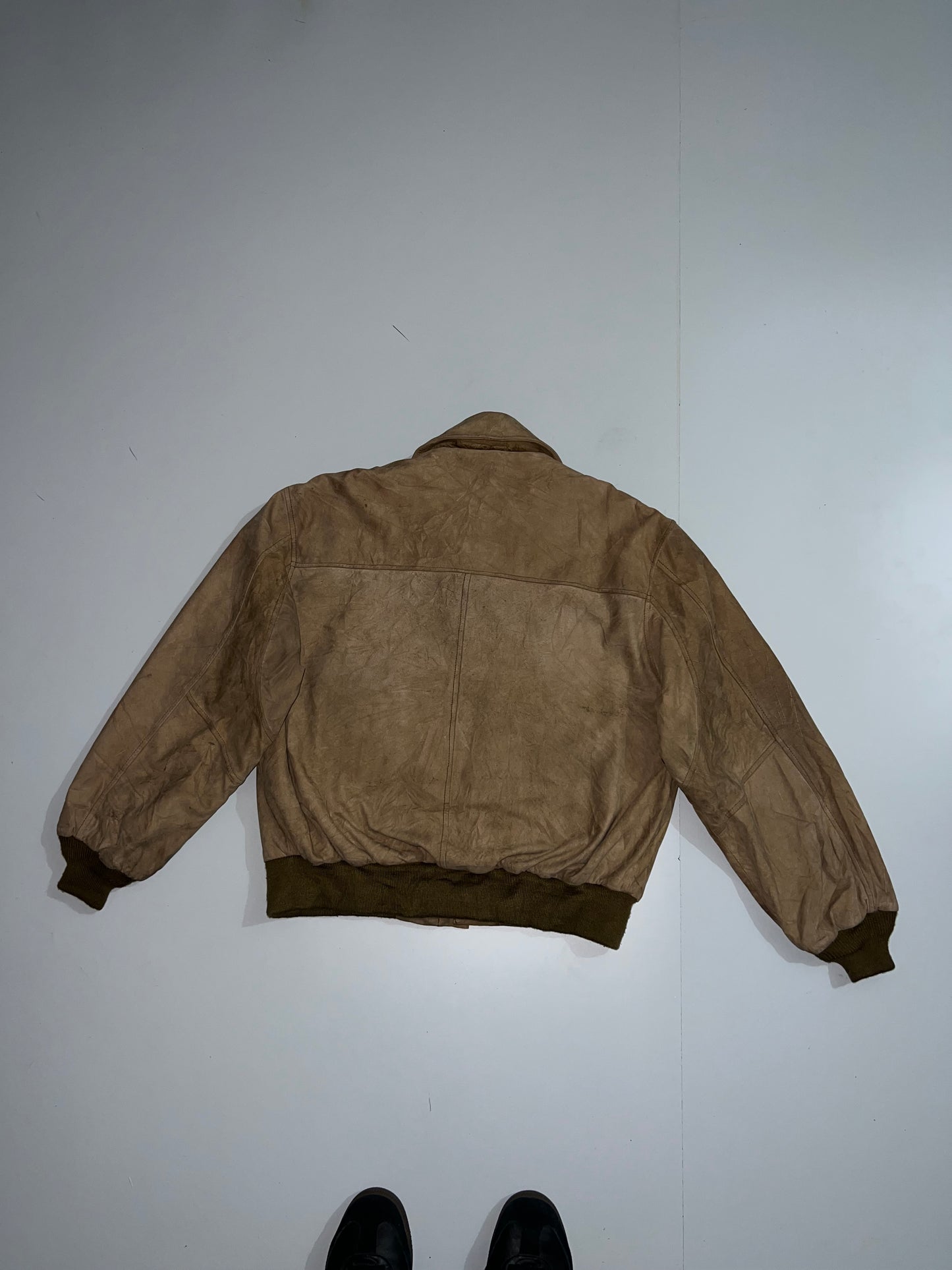 ZSuper   premium  (RARE) Hunt Club OG Original Sued Leather Jacket (M/L)