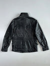 Diesel Premium Original Leather Jacket (Hidden Collar Cap)(M)