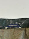 Vintage Rotary Group Dark Green Leather Oversized Bomber Jacket (XL/2XL)