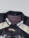 FLM Motorcycle Equipment Red Dragon Graphic Armoured Mesh Biker Jacket (Paded) (M)