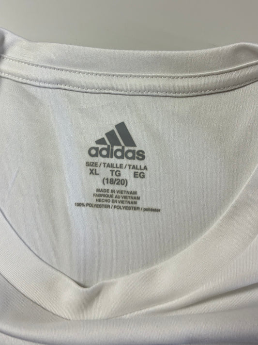 Adidas Camo Logo Graphic T-Shirt – White (M)
