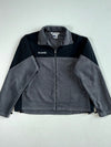 Columbia Interchange Grey & Black Fleece Zip Jacket (2XL/3XL)