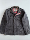Levi’s Charcoal Grey Field Jacket with Plaid Flannel Lining(L)
