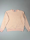 FILA Tonal Embroidered Logo Crewneck Sweatshirt, Peach (M)