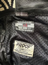 Vanucci Vintage Black Genuine Leather Armoured Moto Racing Pants Knee Padded  (W:36|L:38)