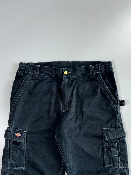 Dickies Black Double Knee Cargo Pants (W:36|L:42)