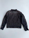 Harley-Davidson Genuine Motorclothes Armored Riding Jacket | Black Denim Trucker Style | CE Certified Protection (Size M)