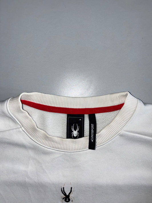 Spyder x Eurosport | Spider Logo Crewneck Sweatshirt | White (M)