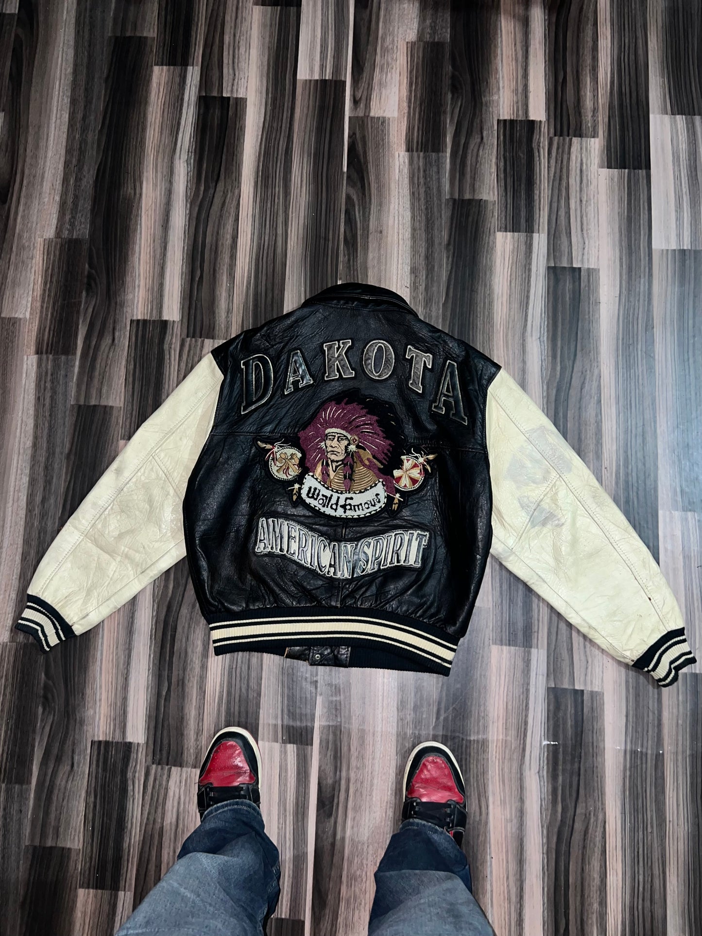ZDAKOTA* Original Leather Jacket (SUPER RARE) (L) Very rare