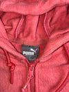 Puma Polar Fleece Zip Hoodie – Coral Pink(M)