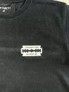 Carhartt WIP "Razor Blade" Detroit MI Graphic Tee – Black,l  (L)