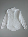 Lacoste White Oxford Croc Logo Shirt (S)