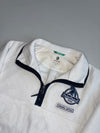 Vintage Black Yak White Polar Fleece Half Zip Pullover (L)