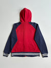 Polo Ralph Lauren Script Logo Raglan Zip Hoodie – Red/Navy (S)
