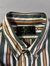 Vintage Santa Barbara Polo & Racquet Club Striped Button-Down Shirt (M)
