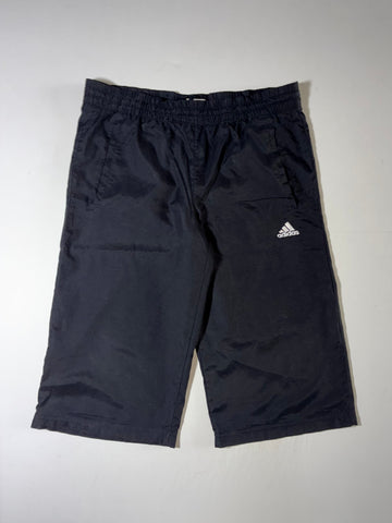 Adidas Black Nylon 3/4 Shorts (W:34) (L:27)