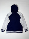 Dickies Navy & Grey Varsity Hoodie Jacket – Button-Up, (L)