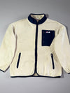 Vintage FILA Cream Fleece Full-Zip Jacket (M)