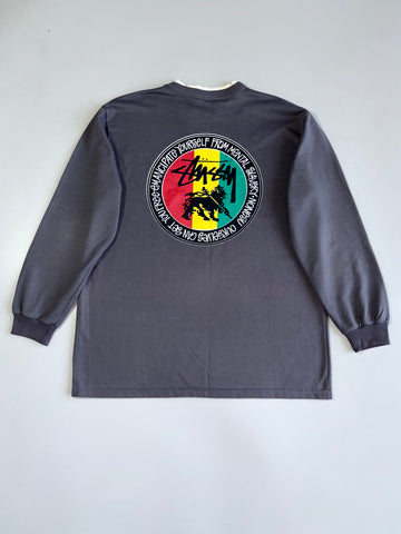 Vintage Stussy Premium Original Full Sleeve T-shirt (L)