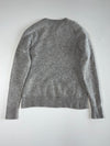 Tommy Hilfiger Flag Logo Crewneck Sweater, Heather Grey(XS)