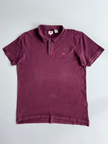 Levi’s Polo Shirt - Faded Maroon Pique (L)