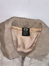 Premium Original Suede Leather And Woollen Sleeve Jacket (XL)