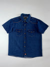 Dickies | Denim Short Sleeve Snap Shirt  (L/XL)