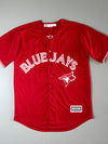 Majestic MLB Toronto Blue Jays Red Alternate Jersey (L)