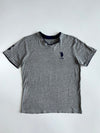 Vintage U.S. Polo Assn. Since 1890 USPA Embroidered Logo V-Neck Tee (M)