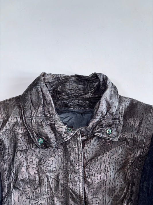 Vintage Premium Oversized leather jacket (XS)
