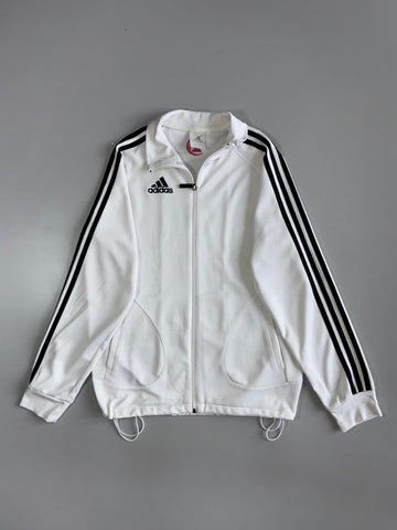 Adidas Vintage 3-Stripes Track Jacket | White/Black (M)