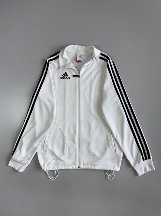 Adidas Vintage 3-Stripes Track Jacket | White/Black (M)