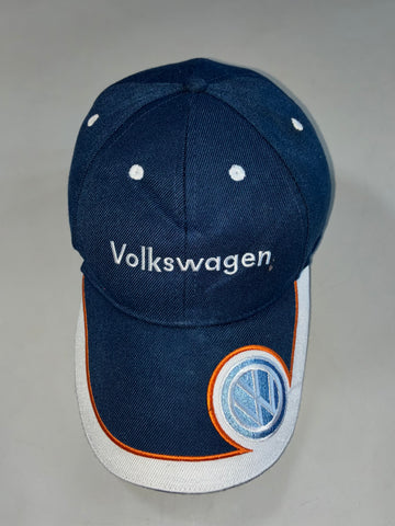 Volkswagen Official Navy & White Cap – Embroidered VW Logo (Adjustable)