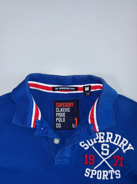 Superdry Sports Blue Polo (M)