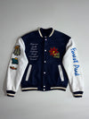 Zara | Forest Peak Navy Varsity Jacket (M)
