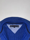 Tommy Hilfiger Blue Ribbed Full-Zip Sweater (M)