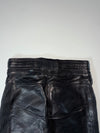 Akito Black Leather Motorcycle Riding Pants (W:32)(L:40)