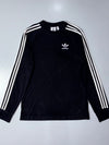 Adidas 3-Stripes Long Sleeve T-Shirt – Black (M)