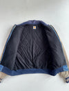 Vintage 90s Carhartt JQ0198 Santa Fe Denim Baseball Jacket – Darkstone (2Xl/3Xl)