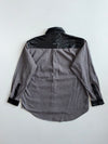Y2K Simpson Australia Faux Leather Trim Shirt  Pu leather blend (L)