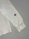 Champion White Script Logo Pullover Hoodie (S)