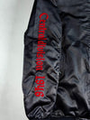 NBA Chicago Bulls Black Satin MA-1 Bomber Jacket – “Central Division 1946” Embroidered Sleeve (XL)