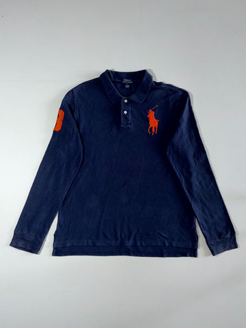 Polo Ralph Lauren Big Pony Long Sleeve Shirt Navy (XL)