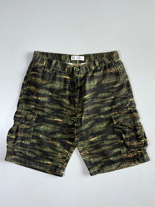 Supretu Tiger Camo Cargo Shorts (W:28|L:20)