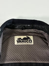 Vanucci Armoured Black Leather Motorcycle Racing Jacket Padded (L)