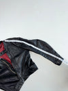 Vintage Harro Black Leather Cropped Racing Jacket (S)